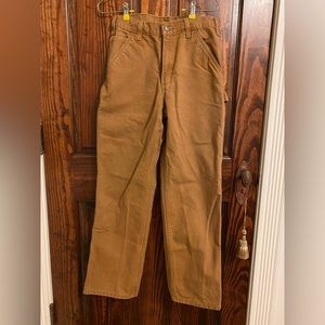 Used Men’s Carhartt loose fit washed duck utility work pant 30x30